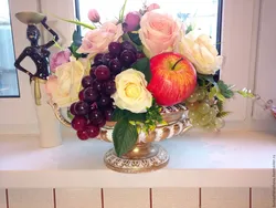 Kitchen table photo of flowers