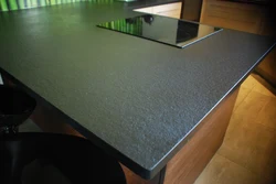 Matte kitchen countertop photo