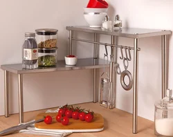 Kitchen Shelf Table Photo