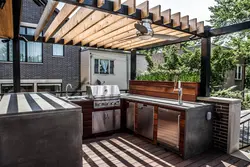 Kitchen projects with a roof photo