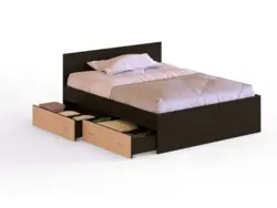 Photo of sleeping beds with drawers
