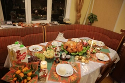 Праздничный Стол На Кухне Фото