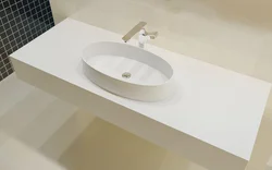 White bathroom sink photo