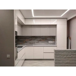 Gray kitchen ceiling photo