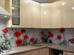 Photo Of Flowers For Kitchen Panel