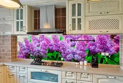 Photo Of Flowers For Kitchen Panel