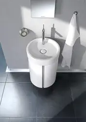 Floor standing bathroom sink photo