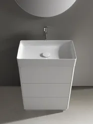 Floor standing bathroom sink photo