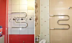 Ваннаға арналған плиткалар мен құбырлардың фотосуреті
