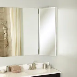Bathroom Mirror Corner Photo