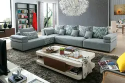 Set of sofas for the living room photo