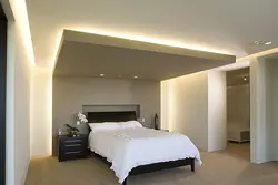 Bedroom Lighting Made Of Plasterboard Photo