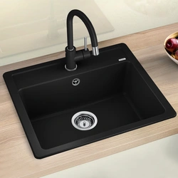 Rectangular Sinks In The Kitchen Photo
