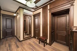 Photo Interior Hallway Made Of Oak