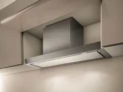 Fully built-in kitchen hood photo