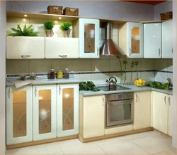 Flowers On Kitchen Cabinets Photo