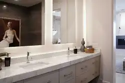 White countertop in the bathroom photo