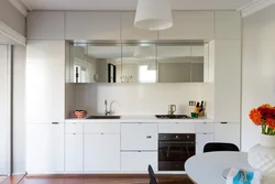 White Kitchen With Mezzanines Photo