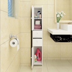 Photo Of Narrow Bathroom Cabinets