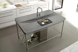 Photo Of Kitchen Sink And Table