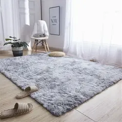 Fluffy carpets for the bedroom photo