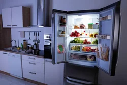 Фото На Кухне Возле Холодильника