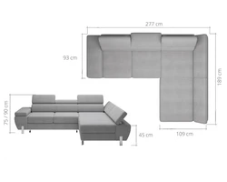 Living room sofa sizes photo