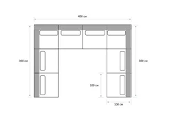 Living room sofa sizes photo