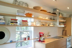 Closed shelves in the kitchen photo