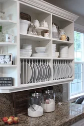 Closed shelves in the kitchen photo