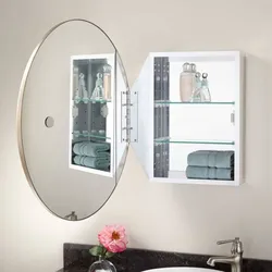 Навесные зеркала для ванной фото