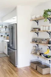 Narrow Shelves In The Kitchen Photo
