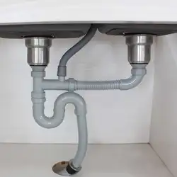 Bathroom sink drain photo