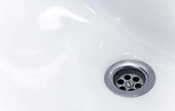 Bathroom sink drain photo