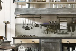 Kitchens on a metal frame photo