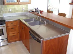 Metal Countertops For Kitchen Photo