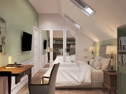 Bedrooms of two-story houses with photos