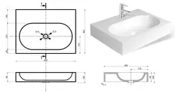 Bathroom sink drawing photo