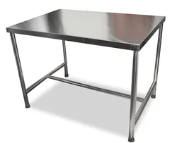 Металічны стол для кухні фота