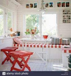 Window in the summer kitchen photo