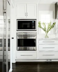 Kitchens with black oven photo