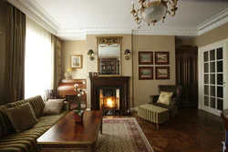 Photo of a living room in an old house