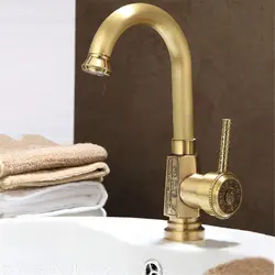 Brass kitchen faucets photo