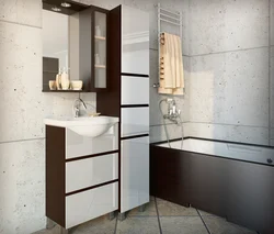 Tall Bathroom Cabinet Photo