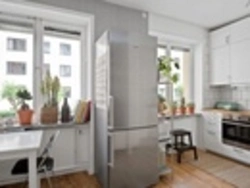 Refrigerator for kitchen studio photo