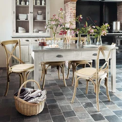 Provence table for the kitchen photo