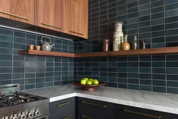 Rectangular tiles for kitchen photo