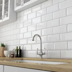 Rectangular tiles for kitchen photo