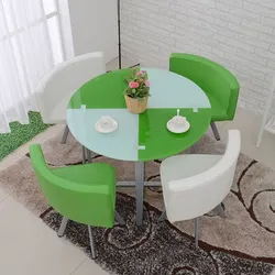 Зеленый Стол Для Кухни Фото