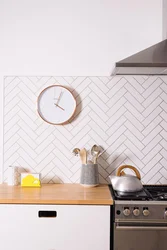 Herringbone Tiles In The Kitchen Photo